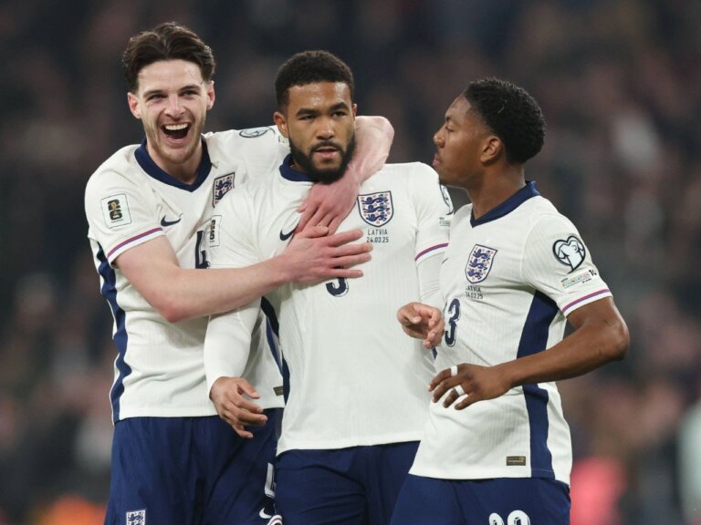 England 3-0 Latvia: Highlights, man of the match, stats as Reece James makes his mark at Wembley