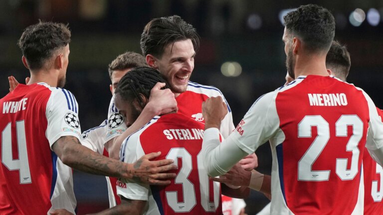 Arsenal ease into Champions League last eight despite PSV draw