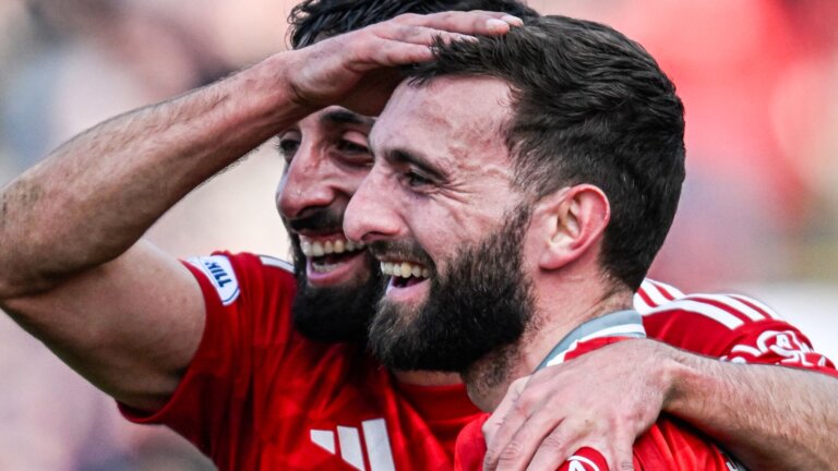 Shinnie scores in 600th game as Aberdeen beat Queen’s Park in Scottish Cup