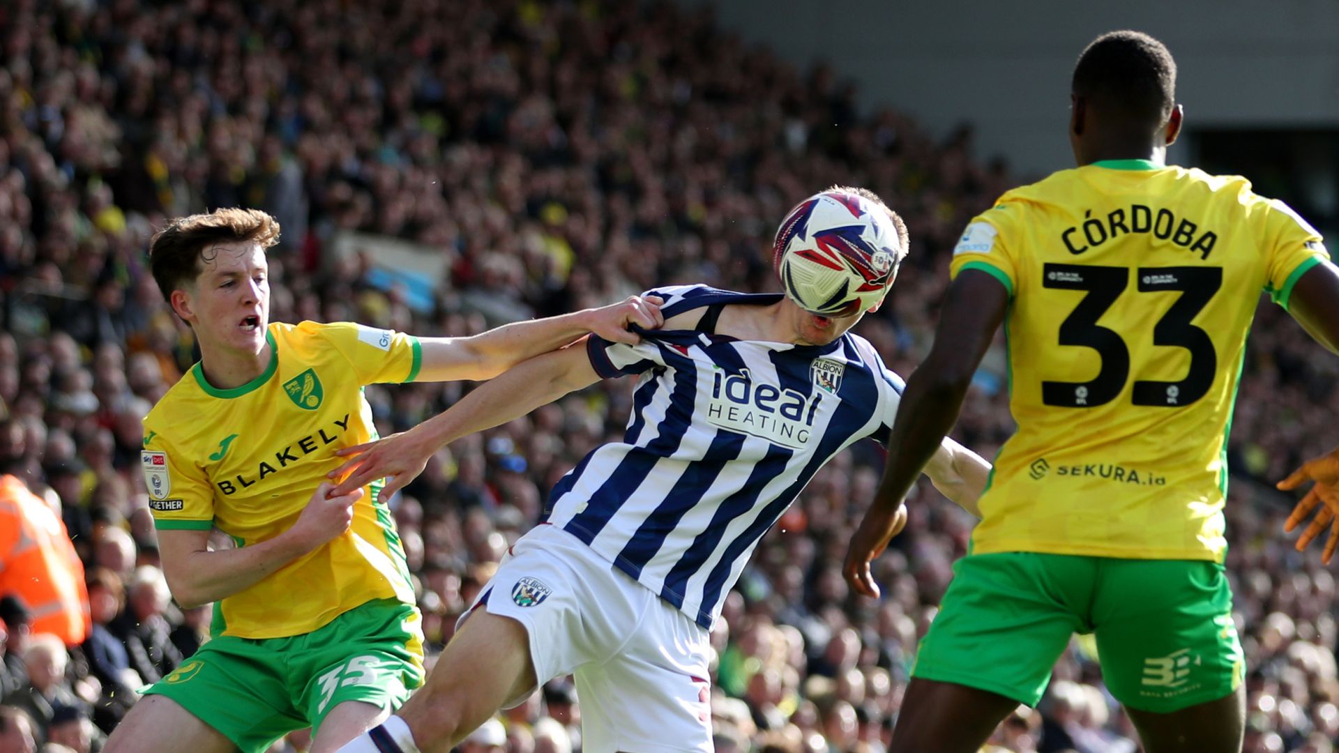 Sargent strikes late for Norwich to sink WBA
