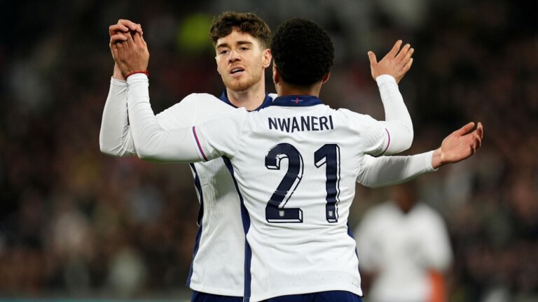 Nwaneri, Bellingham score as England U21s beat Kazakhstan