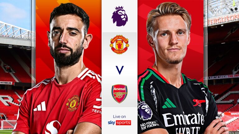 Live on Sky: Man Utd vs Arsenal – Predict the score!