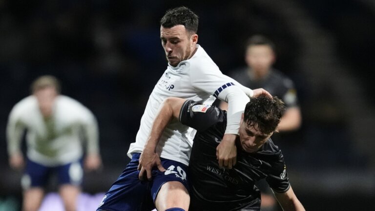 Preston and Swansea battle to draw