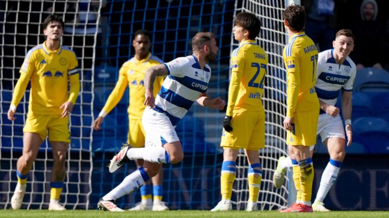 Leeds hit back at QPR but still drop crucial points in promotion race