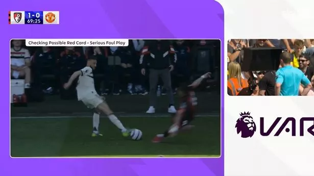 BREAKING: Premier League issue explanation on red card as Evanlison ‘endangers’ Man Utd star