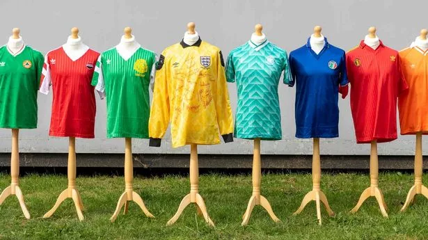 Ex-England star’s collection of iconic Italia 90 football shirts sells for over £100,000
