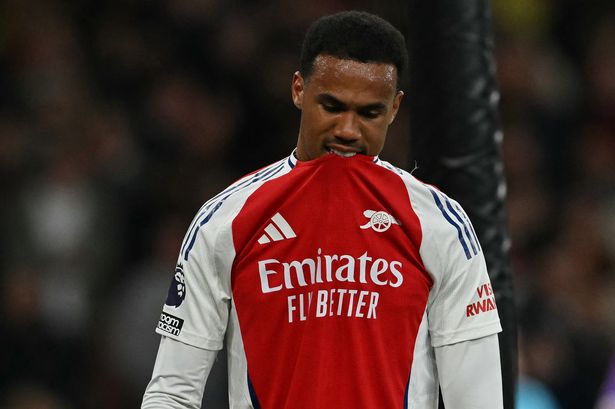 Gabriel injury update as Arsenal star’s wife opens up on ‘difficult’ setback