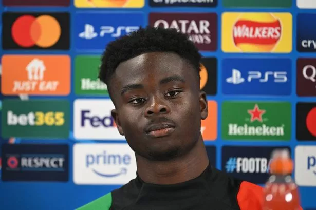 Bukayo Saka puts pressure on Arsenal team-mates with Champions League prediction