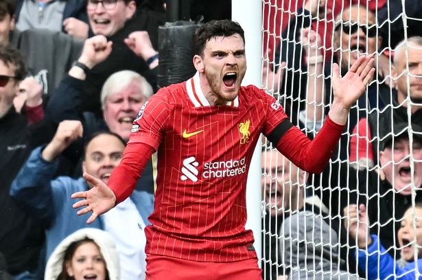 Andy Robertson’s reactions to Virgil van Dijk speak volumes as Liverpool beat West Ham