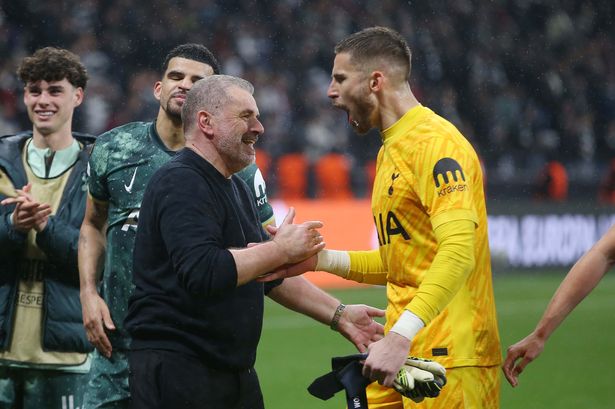 Tottenham star Guglielmo Vicario reveals all on emotional Ange Postecoglou celebration