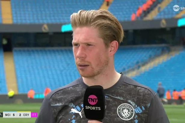 Kevin De Bruyne delivers demand for his final weeks as a Manchester City player