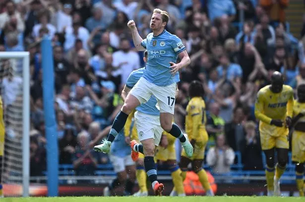 Kevin De Bruyne sparks Man City to life as Champions League spot could be parting gift