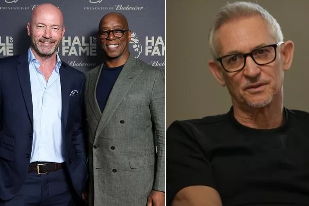 Gary Lineker admits to crying at Ian Wright and Alan Shearer’s ‘incredible’ gesture