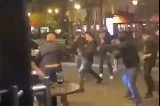 Police launch crackdown after mass brawl between PSG and Aston Villa fans