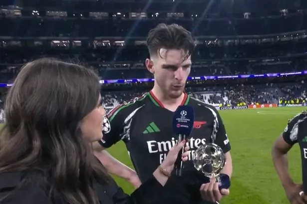 Declan Rice sends immediate warning to PSG after Arsenal masterclass in Real Madrid win