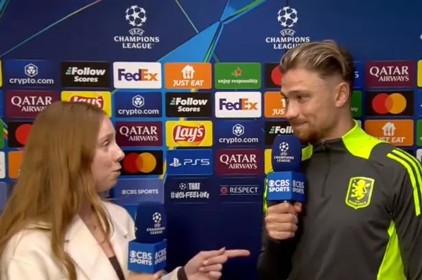 ‘I’m proud of you’ – Touching moment Premier League star is interviewed by SISTER post-match