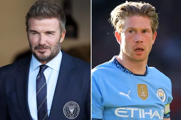 David Beckham holds key advantage in big-money battle to sign Kevin De Bruyne