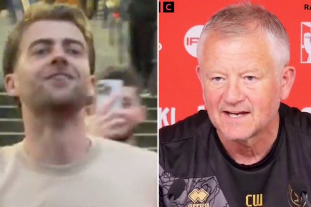 Chris Wilder holds talks with Leeds striker Patrick Bamford after X-rated chant
