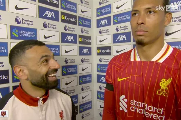Mohamed Salah lets slip Virgil van Dijk contract latest after Liverpool heroics