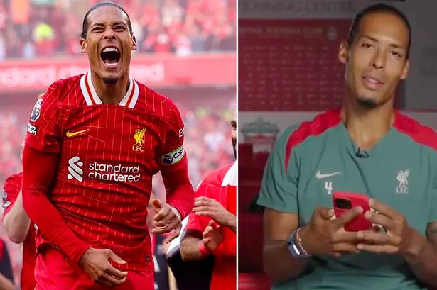 Virgil van Dijk’s WhatsApp message days after Liverpool title win speaks volumes