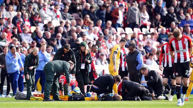 Premier League match stopped as star given oxygen and lengthy treatment after sickening collision