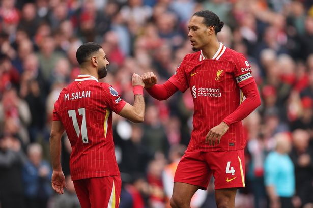Virgil van Dijk responds to Mo Salah’s new Liverpool contract with telling reaction