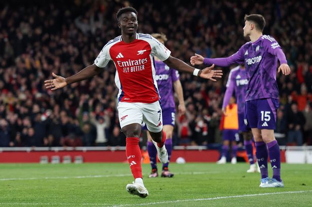 Bukayo Saka’s celebration speaks volumes after scoring seven minutes into injury return