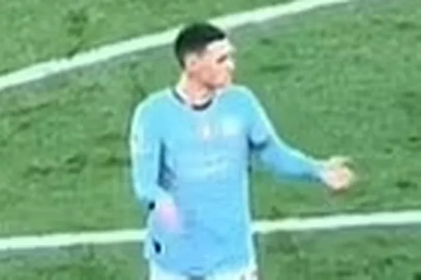 New footage shows Phil Foden’s instant reaction to sick Man Utd chants about his mum Claire