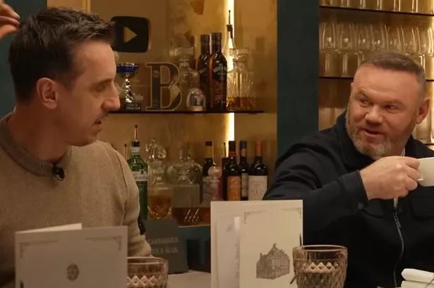 Gary Neville shuts down Wayne Rooney with one word after he makes Elon Musk admission