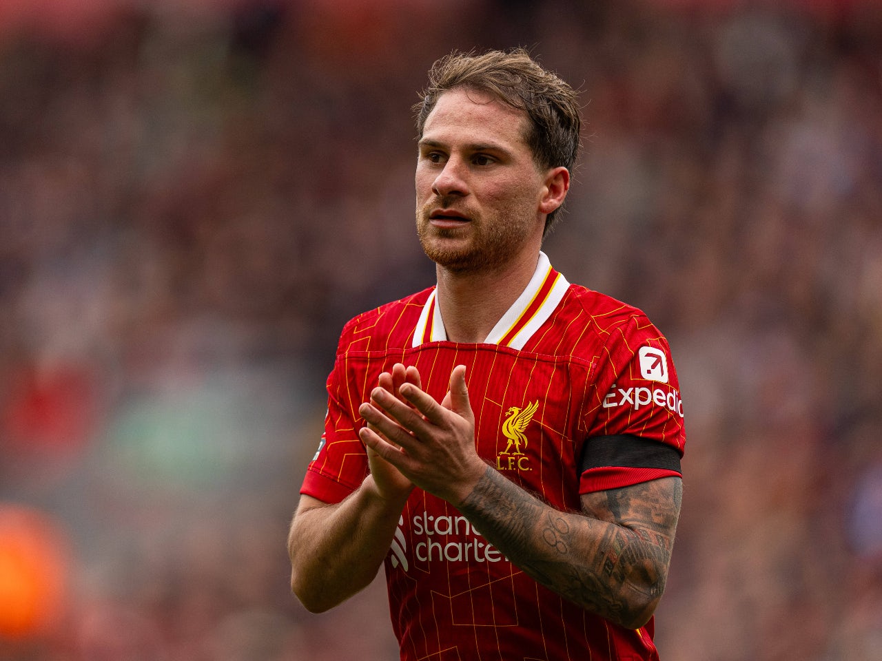 Liverpool transfer news: Reds set 'mammoth asking price' for Real Madrid-https://www.sportsmole.co.uk/football/liverpool/transfer-talk/news/kroos-successor-liverpool-set-mammoth-asking-price-for-mac-allister_571466.htmled Alexis Mac Allister