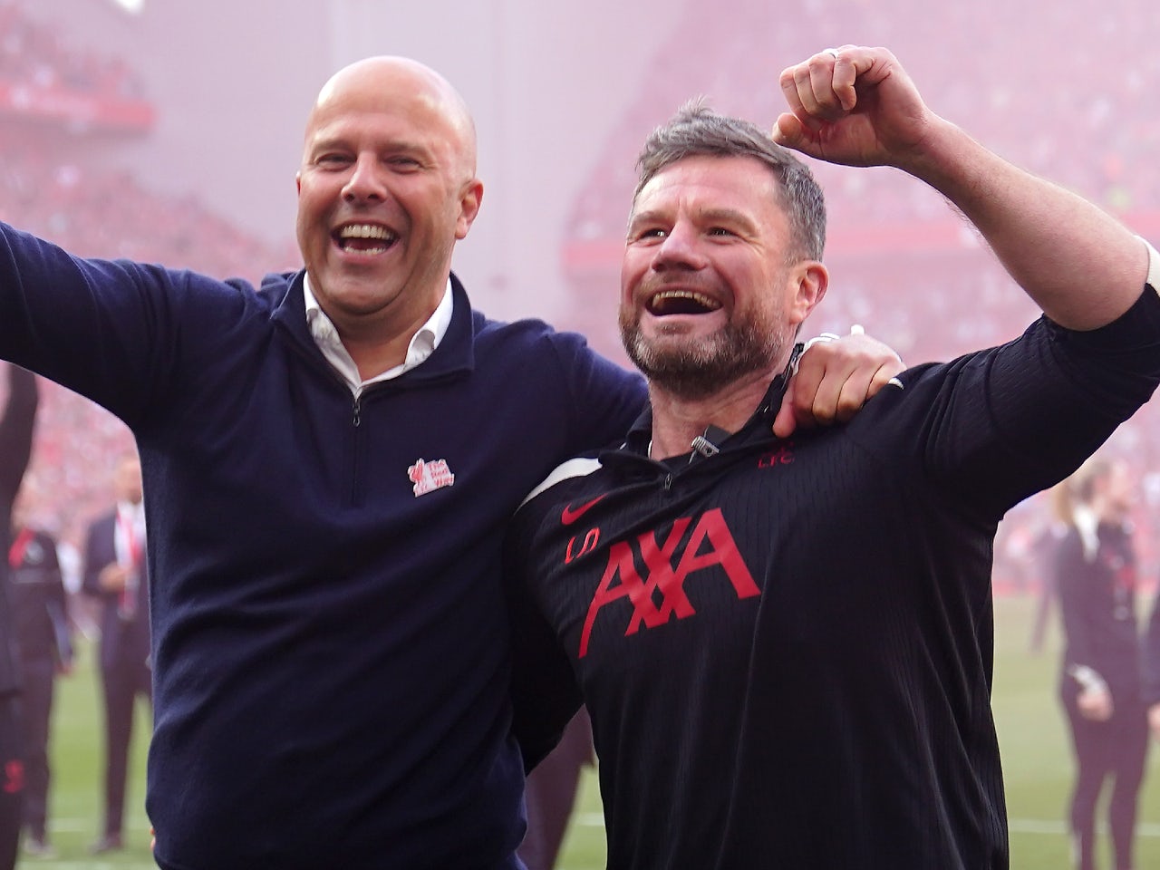 Arne Slot, Virgil van Dijk react to Liverpool Premier League title win as telling Tottenham admission made