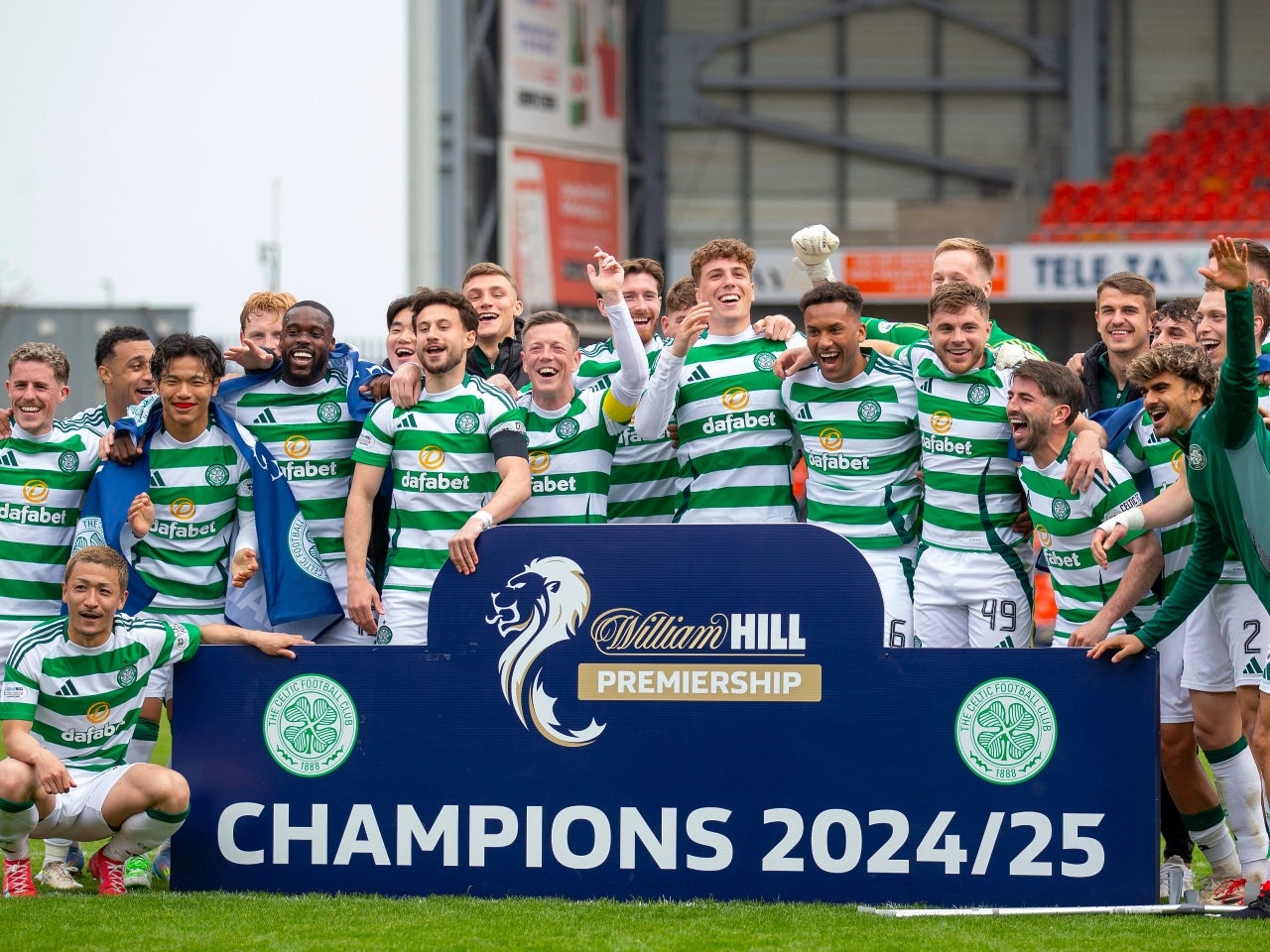 Celtic win Scottish Premiership to equal Rangers record as Brendan Rodgers surpasses Neil Lennon, James Forrest makes history