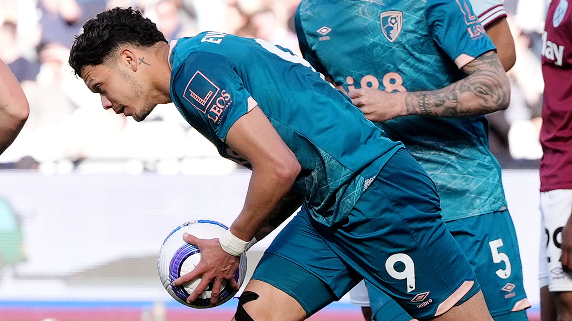 Evanilson double earns Bournemouth draw at West Ham