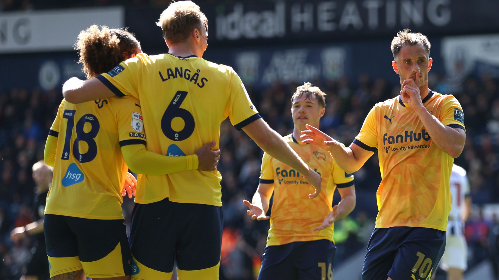 EFL highlights, reports, tables: Derby, Luton claim key wins; Wrexham back second in L1