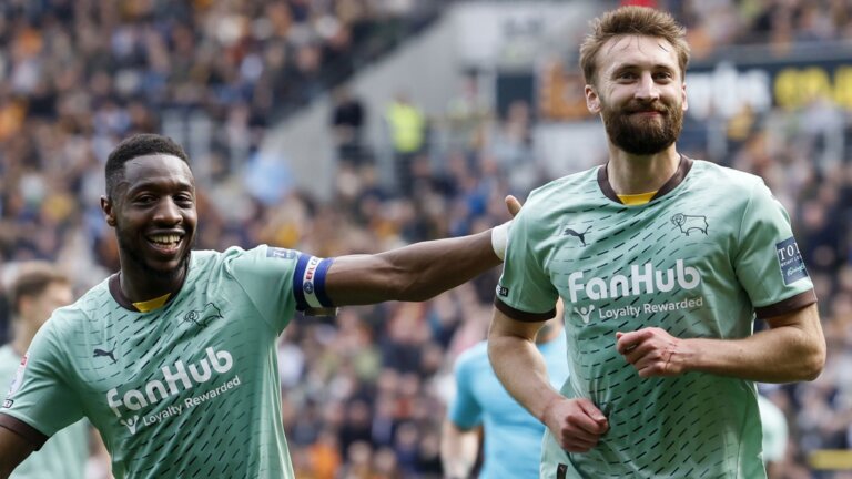 Derby claim vital win to leap out of bottom three and push Hull in