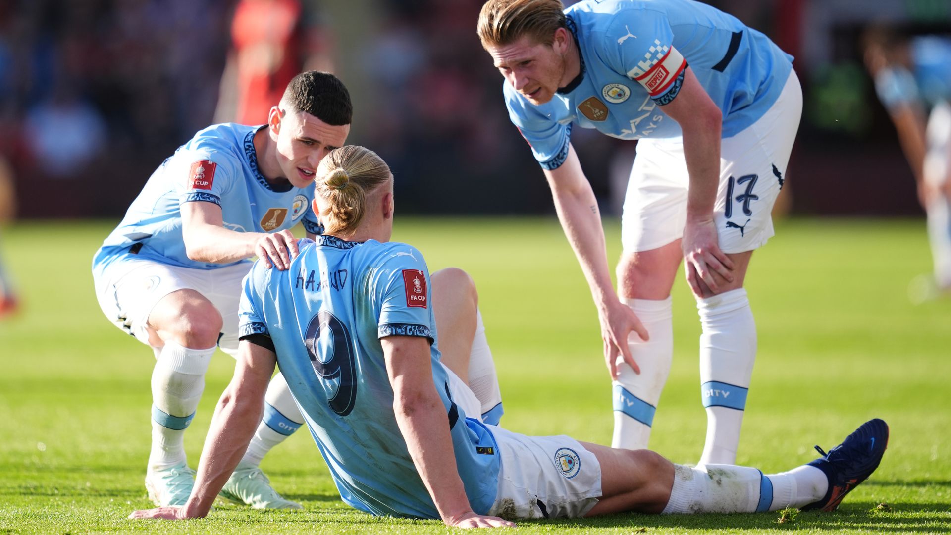 Haaland ruled out for up to seven weeks