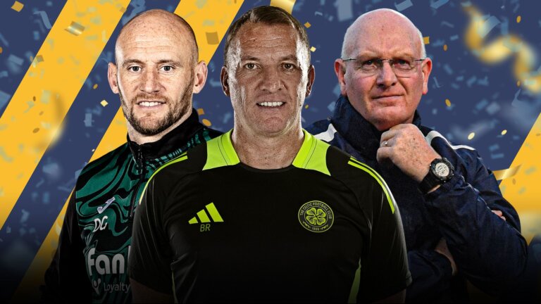 Rodgers, Gray and McGlynn nominated for SPFL manager of the year