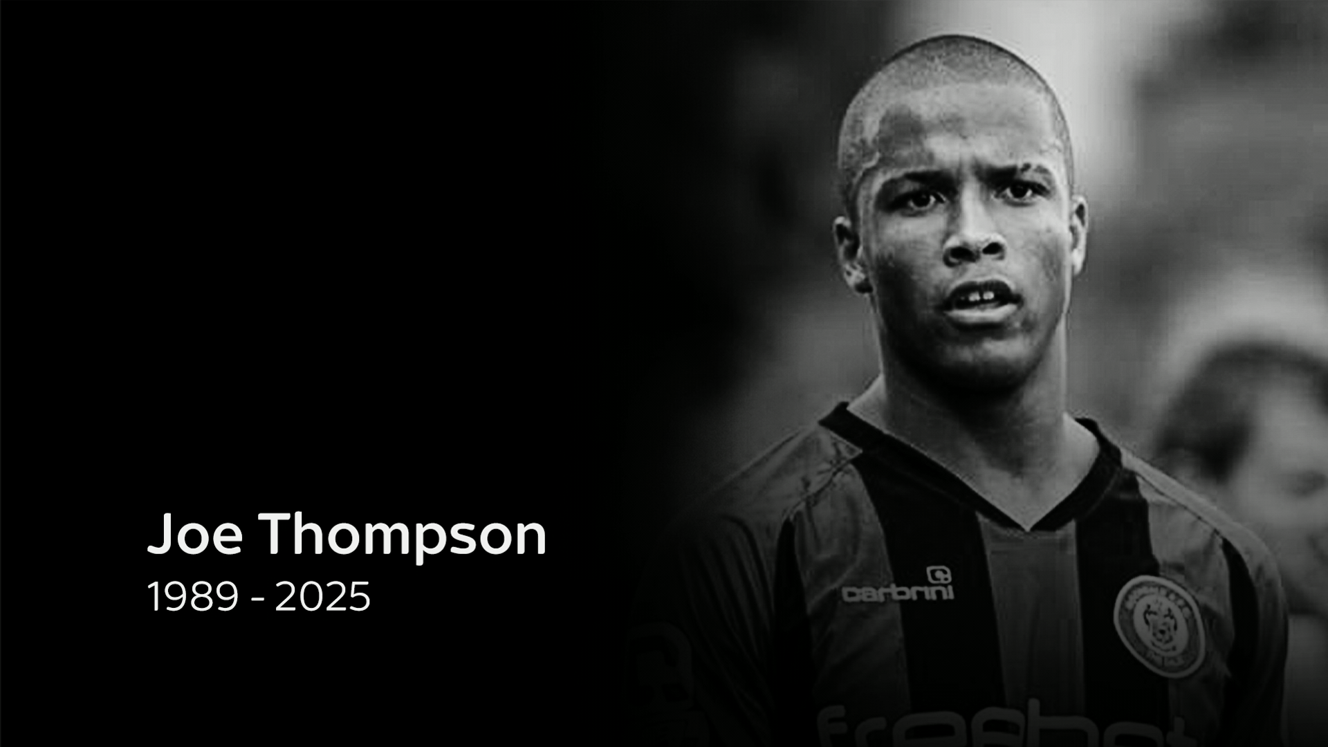 Former Rochdale midfielder Thompson dies aged 36