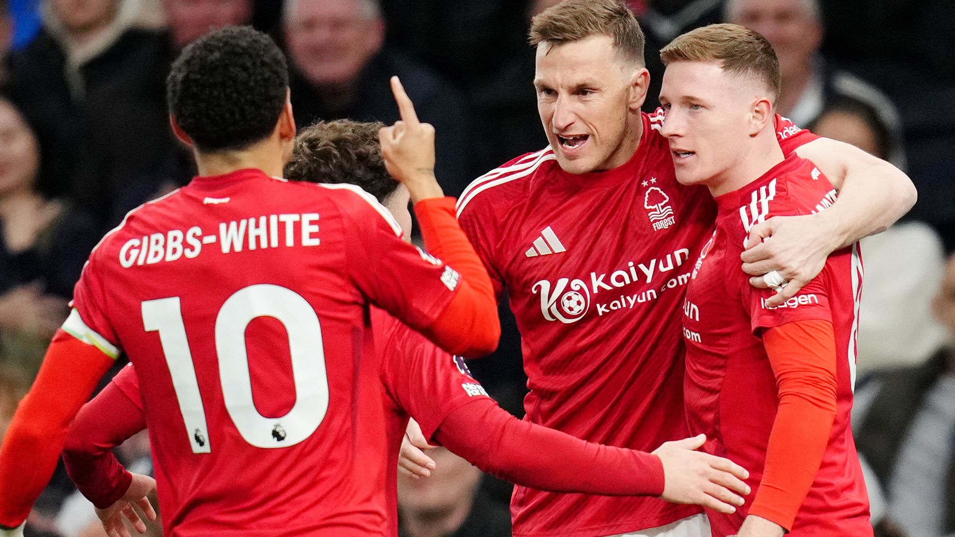 Forest hang on to beat Tottenham and move third in boost to CL hopes