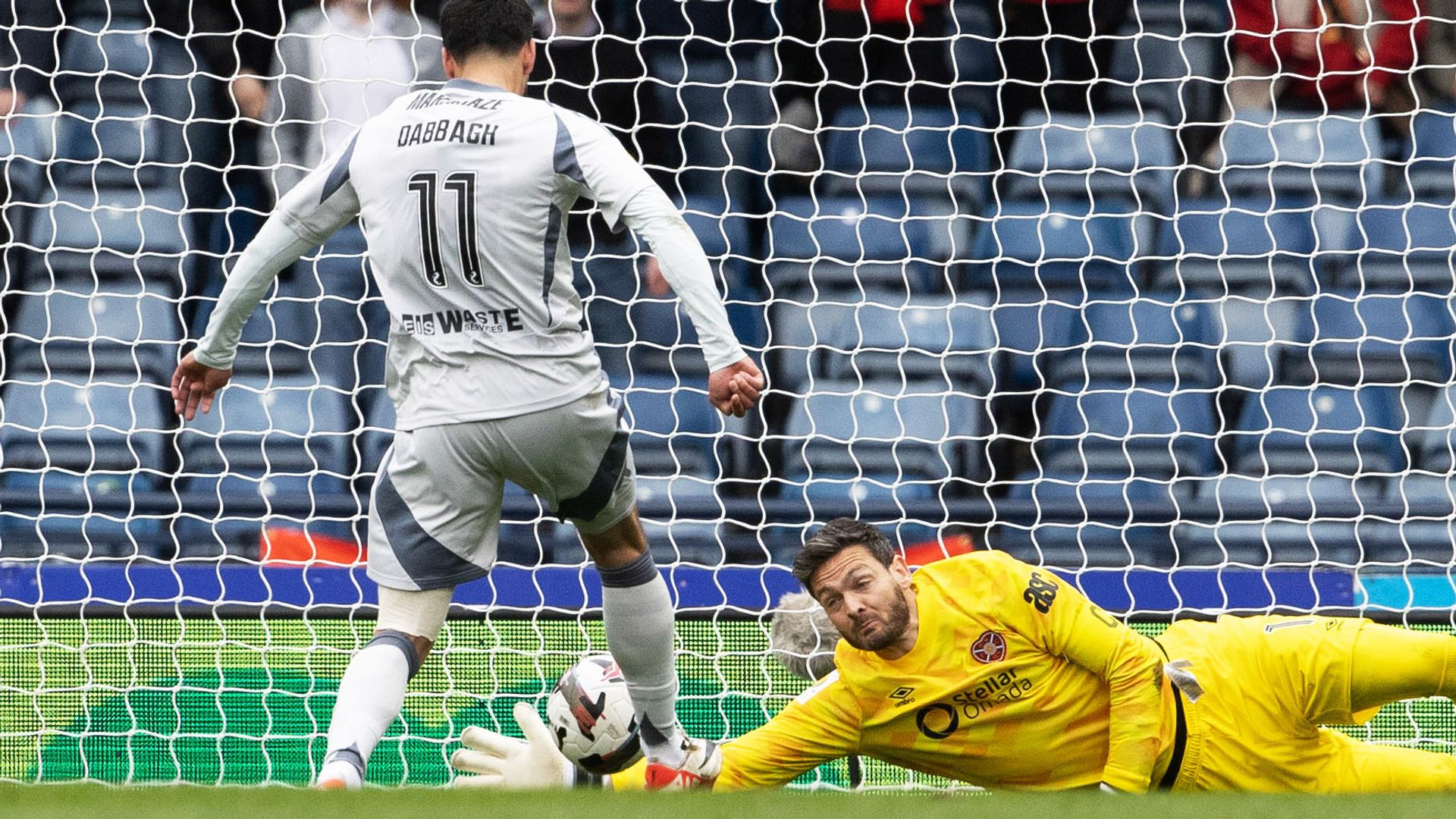 Aberdeen beat nine-man Hearts in extra time to reach Scottish Cup final