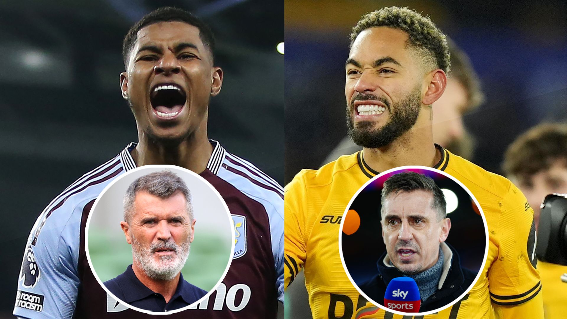 Rashford or Cunha? Neville and Keane analyse Man Utd's potential options