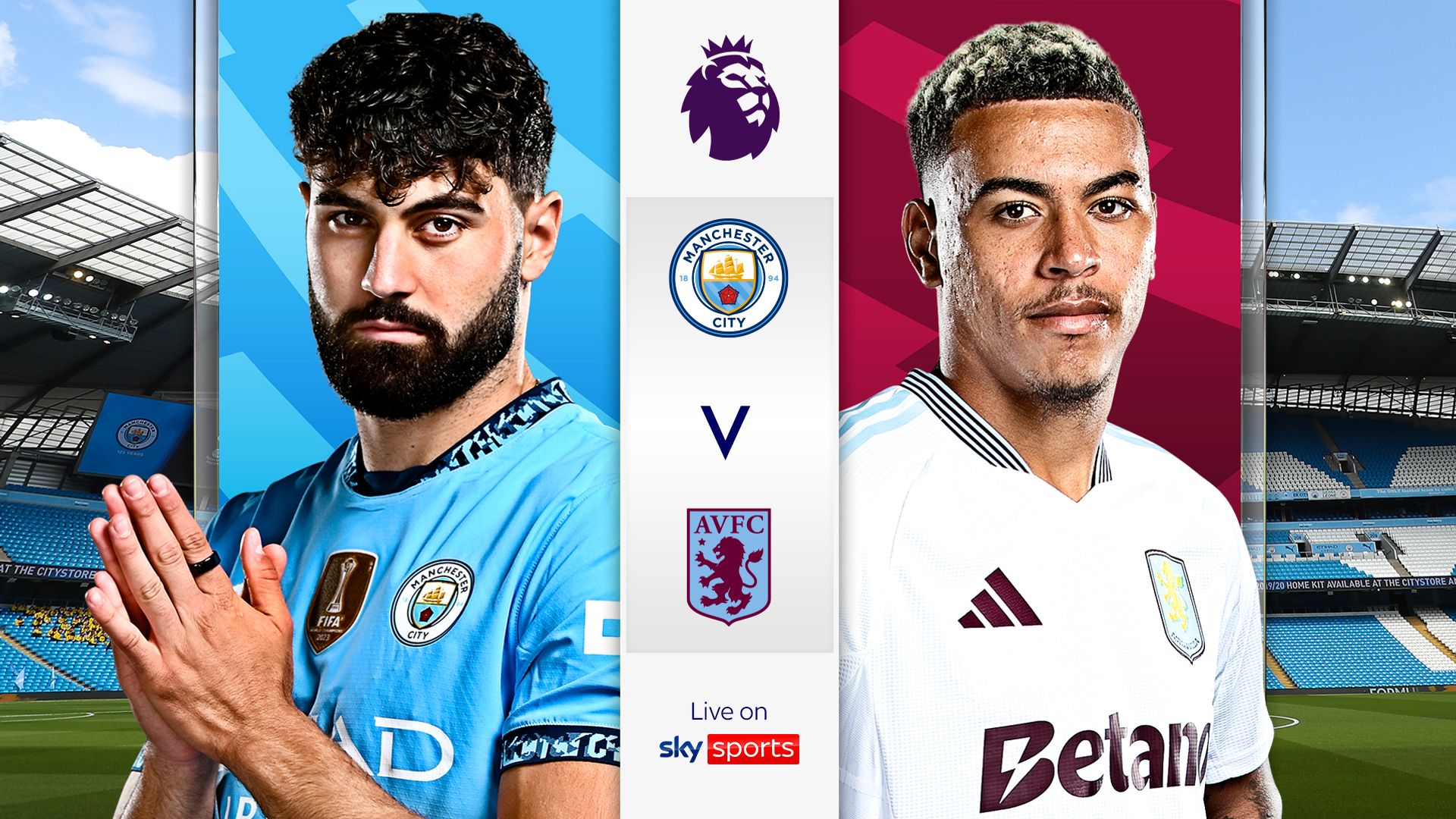 Man City vs Aston Villa preview: CL race heats up live on Sky Sports