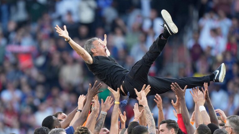 Unbeaten PSG win Ligue 1 ahead of Aston Villa CL quarter-final