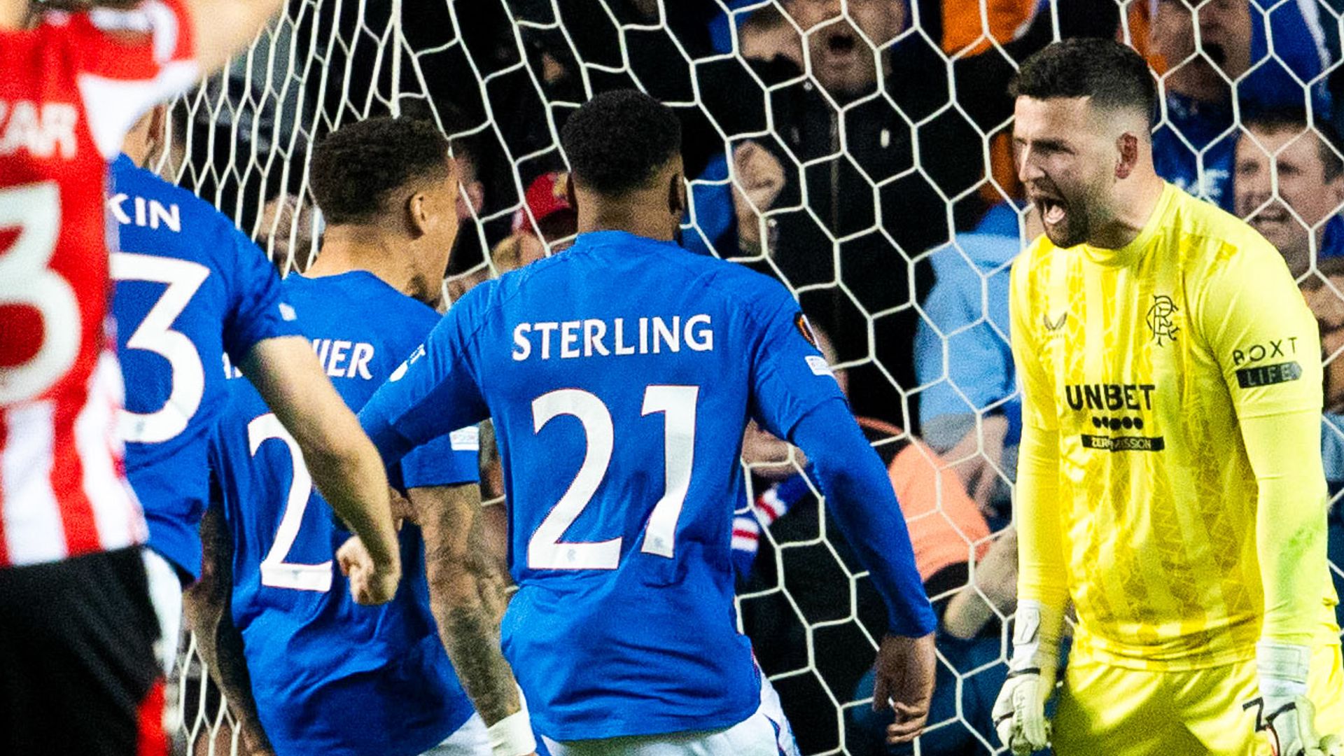 Kelly stars as 10-player Rangers earn vital EL draw vs Athletic Club