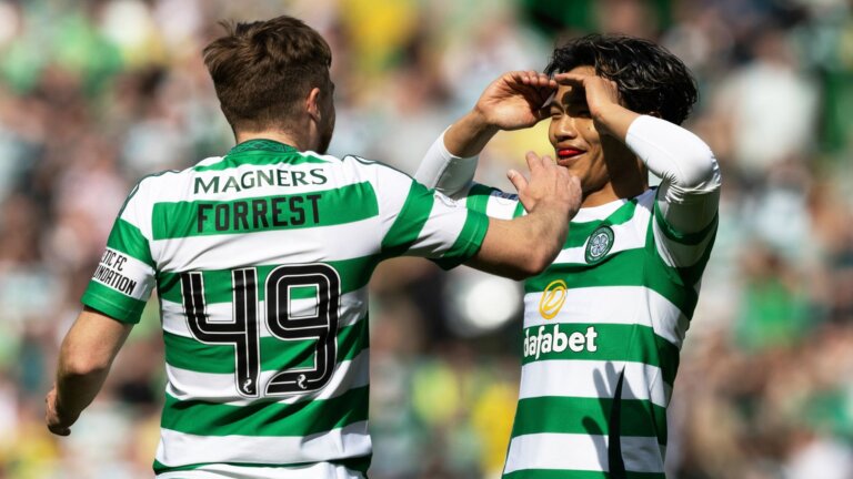 Hatate and Carter-Vickers stunners take Celtic to brink of title