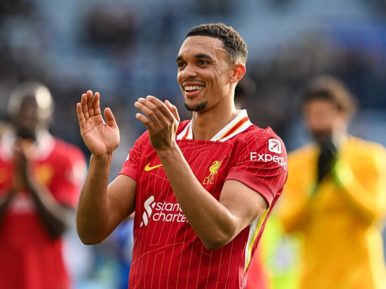 New Trent Alexander-Arnold Real Madrid theory emerges after wild Liverpool celebrations in Leicester win