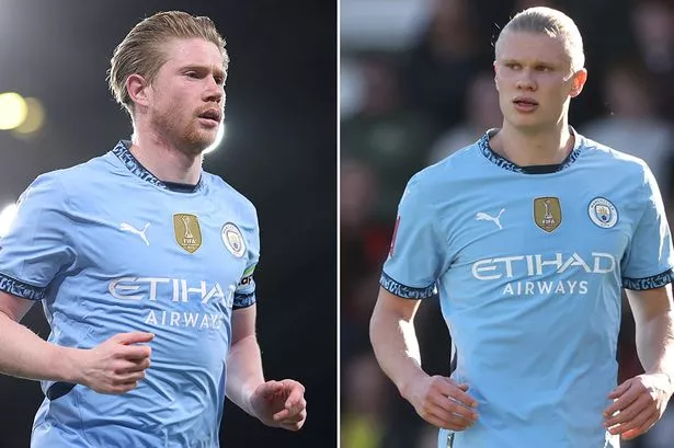 Erling Haaland's reaction to Kevin De Bruyne on Man City return speaks volumes