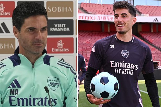 Mikel Arteta responds to Kai Havertz’s incredible transformation as Arsenal star bulks up