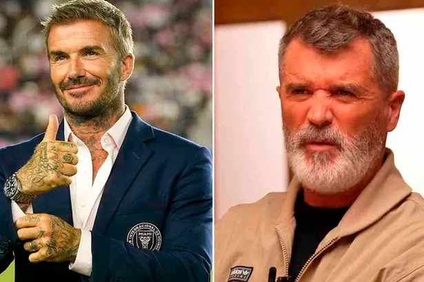 Roy Keane sends message to David Beckham after 50th birthday snub