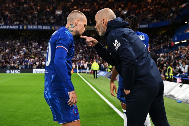 Enzo Maresca responds as Chelsea star Myhailo Mudryk arrives for Conference League final